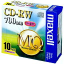 マクセル データ用CD-RW「1-4倍速対応/700MB」10枚パック CDRW80MQ.S1P10S