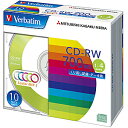 三菱ケミカルメディア データ用CD-RW(1-4倍速対応/700MB)10枚パック SW80QM10V1