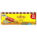 富士通 「単3形乾電池」10本 アルカリ乾電池「ロングライフ」 LR6FL(10S)