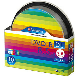 三菱化学 データ用DVD−R　DL（2−8倍速／8．5GB）10枚パック　スピンドルケース DHR85HP10SV1