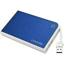 センチュリー USB3.0対応 SATA2.5HDD/SSD用HDDケース MOBILE BOX CMB25U3BL6G (ブルー&ホワイト)