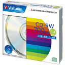 三菱ケミカルメディア データ用CD-RW(1-4倍速対応/700MB)5枚パック SW80QU5V1