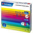 三菱ケミカルメディア データ用DVD−R DL(2−8倍速/8.5GB)5枚パック DHR85HP5V1