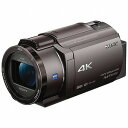 ソニー メモリースティック/SD対応 64GBメモリー内蔵 4Kビデオカメラ FDR‐AX40(TIC) (ブロンズブラウン)(送料無料)