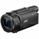 ソニー メモリースティック/SD対応 64GBメモリー内蔵 4Kビデオカメラ FDR‐AX55(BC) (ブラック)(送料無料)