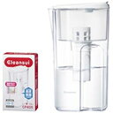 三菱レイヨン ポット型浄水器「ポットシリーズ クリンスイ CP405」(浄水部容量1.5L) CP405‐WT
