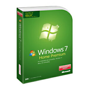 マイクロソフト Windows7　Home　Premium（J）アップグレード版　SP1　適用済み GFC−02412【送料無料】