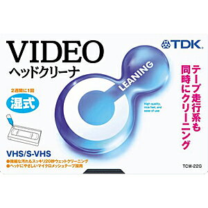 TDK ビデオヘッドクリーナー　VHS／S−VHS用（湿式） TCW−22G