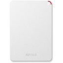 バッファロー ポータブルHDD 4TB「USB3.0・Mac/Win」 HD-PSFU3シリーズ ホワイト HD‐PSF4.0U3‐GW(送料無料)