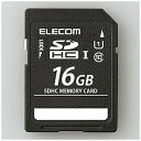 エレコム 16GB・UHS Speed Class1(Class10)対応SDHCカード MF‐BSD‐016