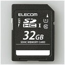 エレコム 32GB・UHS Speed Class1(Class10)対応SDHCカード MF‐BSD‐032