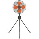 山善 工業用扇風機 スタンド式(4枚羽根) YKS-456 (オレンジ)(送料無料)