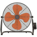 山善 工業用扇風機 床置き式(4枚羽根) YKY-456 (オレンジ)(送料無料)