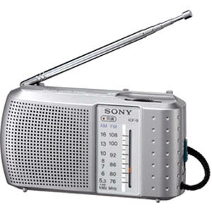 ソニー FM／AMハンディーポータブルラジオ ICF−9