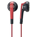 オーディオテクニカ スマートフォン用インナーイヤーヘッドホン ATH‐C505IS(RD)(レッド)