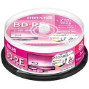 マクセル 録画用 BD−RE 1−2倍速 25GB 25枚「インクジェットプリンタ対応」 BEV25WPE.25SP
