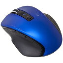 ナカバヤシ ワイヤレスBlueLEDマウス Zシリーズ(5ボタン・ブルー) MUS−BKF121BL