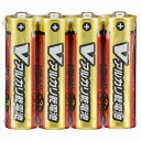 オーム電機 アルカリ乾電池単三4本パック LR6S4PV