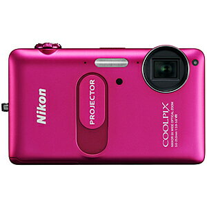 ニコン デジタルカメラ「COOLPIX」 COOLPIX　S1200pj（PK）＜ピンク＞【送料無料】