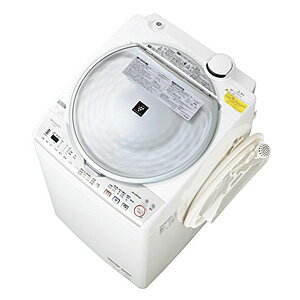 シャープ タテ型洗濯乾燥機（8．0kg） ES−TX810−S　＜シルバー＞【標準設置無料】