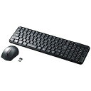 サンワサプライ マウス付きワイヤレスキーボード SKB-WL25SETBK (ブラック)