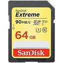 サンディスク 64GB・UHS Speed Class3(UHS-I)対応SDXCカード 【4K対応】 SDSDXVE‐064G‐JNJIP