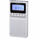オーム電機 ワイドFM対応録音機能付ラジオ 830Z-W RAD-F830Z-W