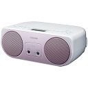 東芝 ワイドFM対応CDラジオ (ラジオ+CD) TY−C150P (ピンク)