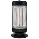 山善 電気ストーブ 「ツインヒートプラス」 (1200W) DBC-J121-B(送料無料)