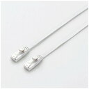 エレコム CAT6A LANケーブル 爪折れ防止 フラット(1m・ホワイト) LD-GFAT/WH10