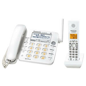 Panasonic コードレス電話機（子機1台） VE−GP35DL−W　＜ホワイト＞【送料無料】