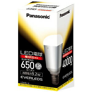 Panasonic LED電球【電球色相当／E26口金／全光束650lm】「EVERLEDS」 LDA9LH＜電球色＞