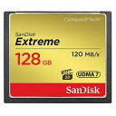 サンディスク SanDiskエクストリーム コンパクトフラッシュ 128GB SDCFXSB-128G-J61