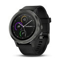 ガーミン ウェアラブル端末（ウォッチタイプ）　「vivoactive3」 010−01769−71　Black　Slate（送料無料）