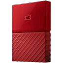 ウエスタンデジタル ポータブルHDD 1TB My Passport WDBYNN0010BRD-JESN レッド(送料無料)