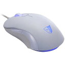 オウルテック 有線光学式ゲーミングマウス TESORO Sharur Spectrum TSH3LSEWJP ホワイト