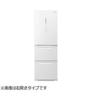 パナソニック 3ドア冷蔵庫　（365L・左開き） NR−C37HCL−W　ピュアホワイト（標準設置無料）