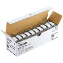 キングジム テプラ(TEPRA)PROテープエコパック白ラベル 10個入 (白テープ/黒文字/18mm幅) SS18K-10PN