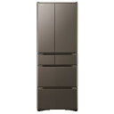 日立 6ドア冷蔵庫(475L・フレンチドアタイプ) R-XG48J-XH グレイッシュブラウン(標準設置無料)
