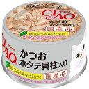 いなばペットフード CIAO ホワイティ かつお ほたて貝柱入り 85g A-84 チャオカツオホタテカイバシライリ