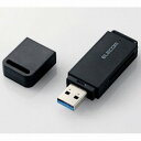 エレコム メモリリーダライタ/USB3.0対応/直挿し/SD系専用/ブラック MR3-D011XBK