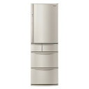 パナソニック 5ドア冷蔵庫(406L・左開きタイプ ) NR-E414VL-N シャンパン(標準設置無料)
