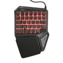 有線ゲーミングキーボード 片手用 GXT888 Assa Single Hand Keyboard 22881