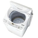 シャープ 全自動洗濯機(濯機6.0kg) ES−GE6C−W...