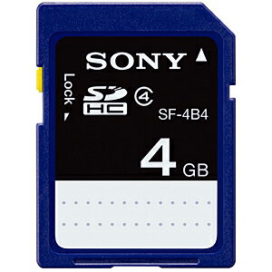 【ポイント2倍】ソニー SDHCメモリーカード　（4GB） SF−4B4合計3,000円以上で日本全国送料無料！更に代引き手数料も無料。