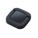 エレコム スマートフォン用ストラップ フィンガーリング シリコンリング ブラック P-STRSCBK