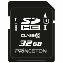 プリンストンテクノロジー 32GB UHS-I U1 SDHCカード RPSDU-32G