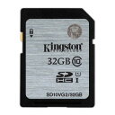 Kingston 32GB・Class10 UHS-I対応SDHCカード SD10VG2/32GB