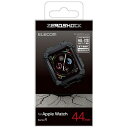 エレコム Apple Watch 44mm ZEROSHOCKケース ブラック AW-44ZEROBK
