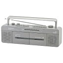 オーム電機 ステレオダブルカセットレコーダー RCS-W960R